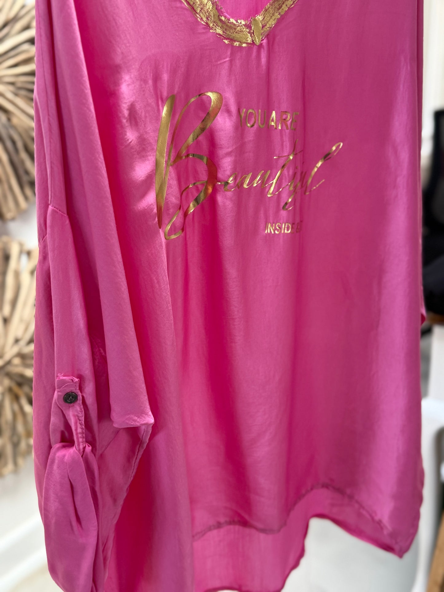 Believe Blouse Pink