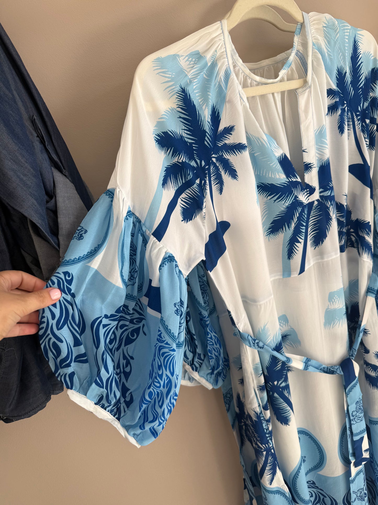 Palm Blue Dress