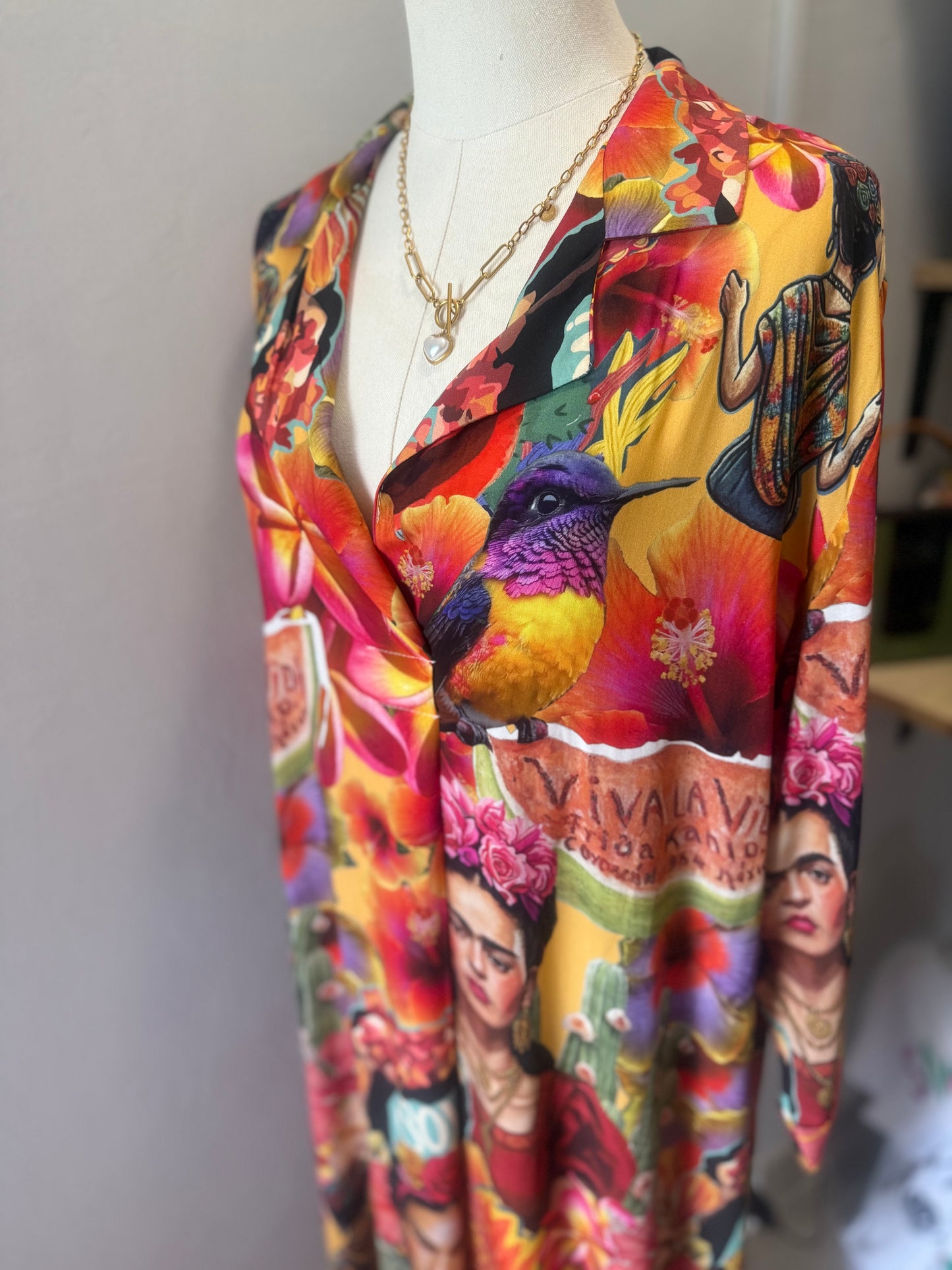 Frida Shirt Long Dress