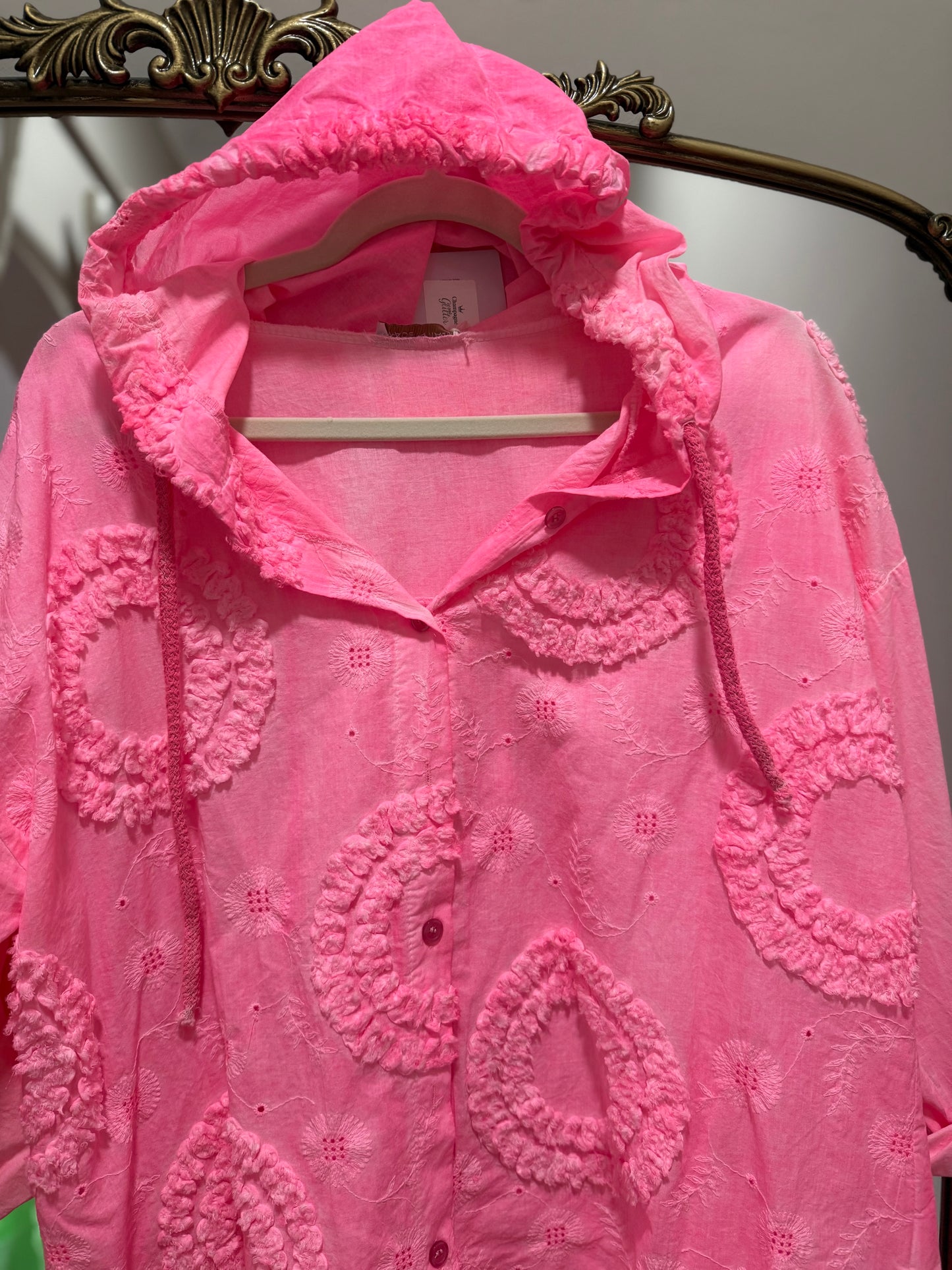 Ruffled Blouse Pink