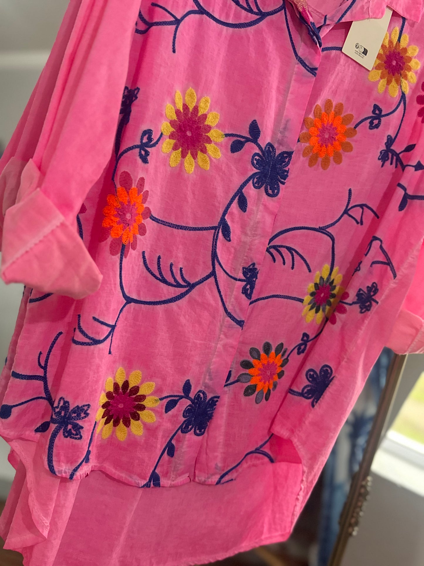 Neon Dreams Blouse Pink