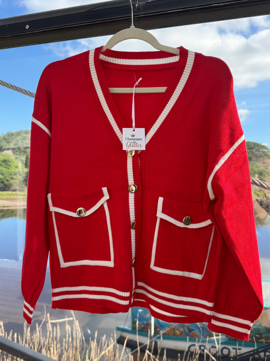 Pretty Woman Cardigan Red