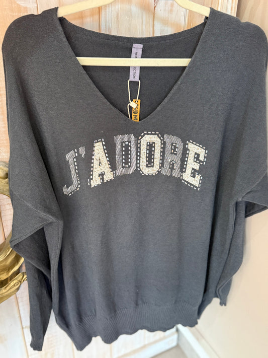 Jadore Soft Knit Charcoal
