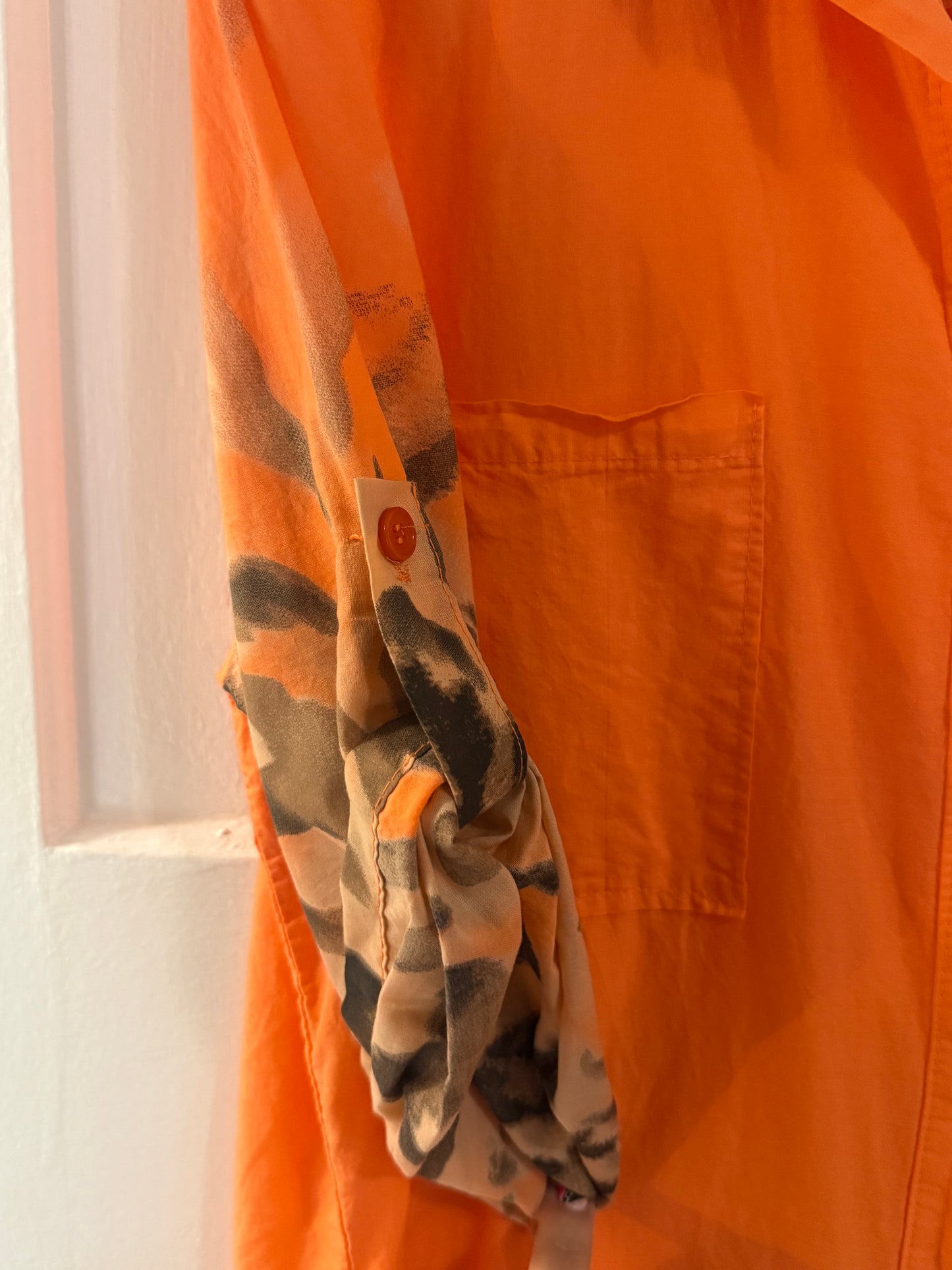 Leopard Dress/Blouse Orange