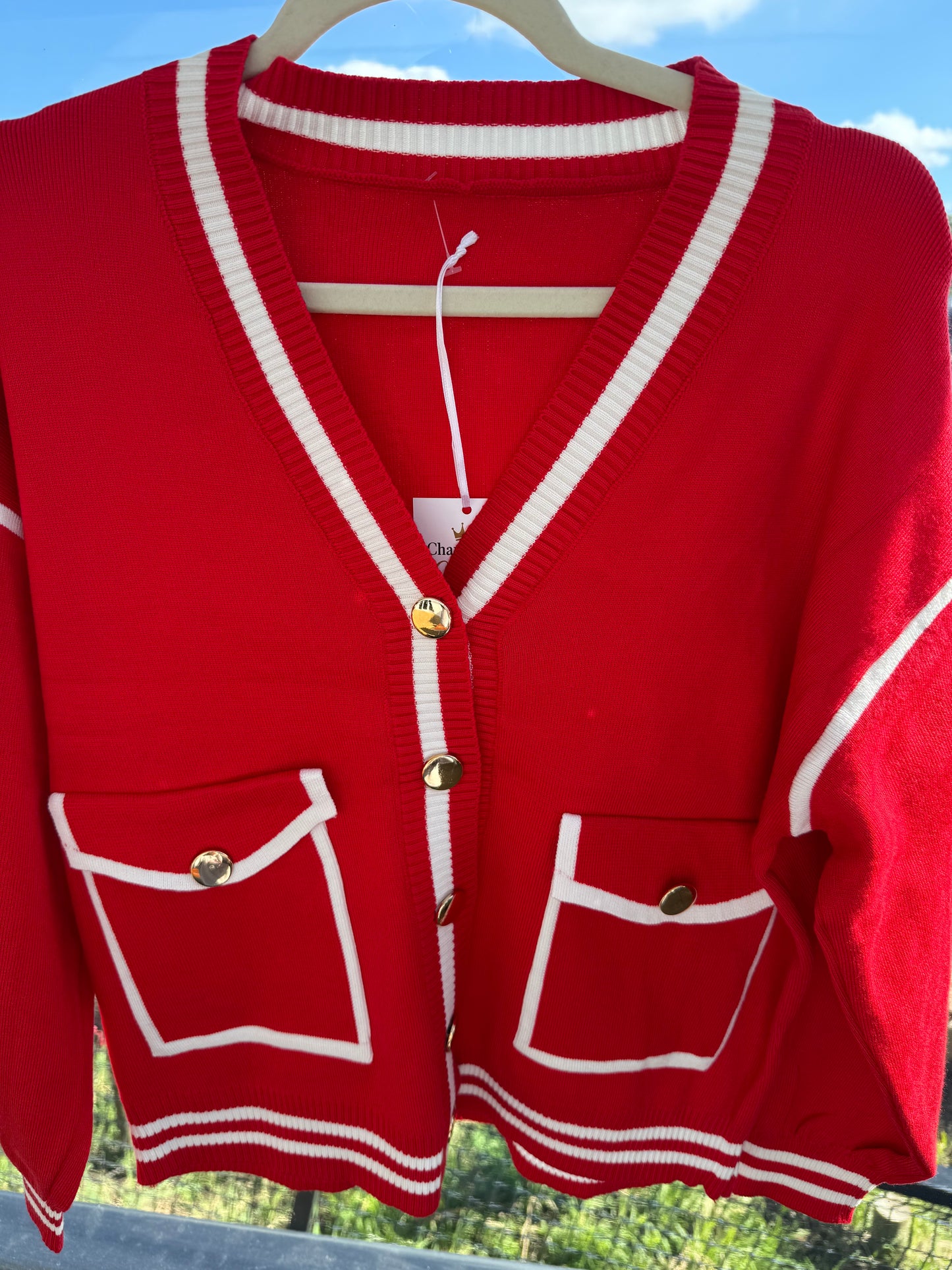 Pretty Woman Cardigan Red