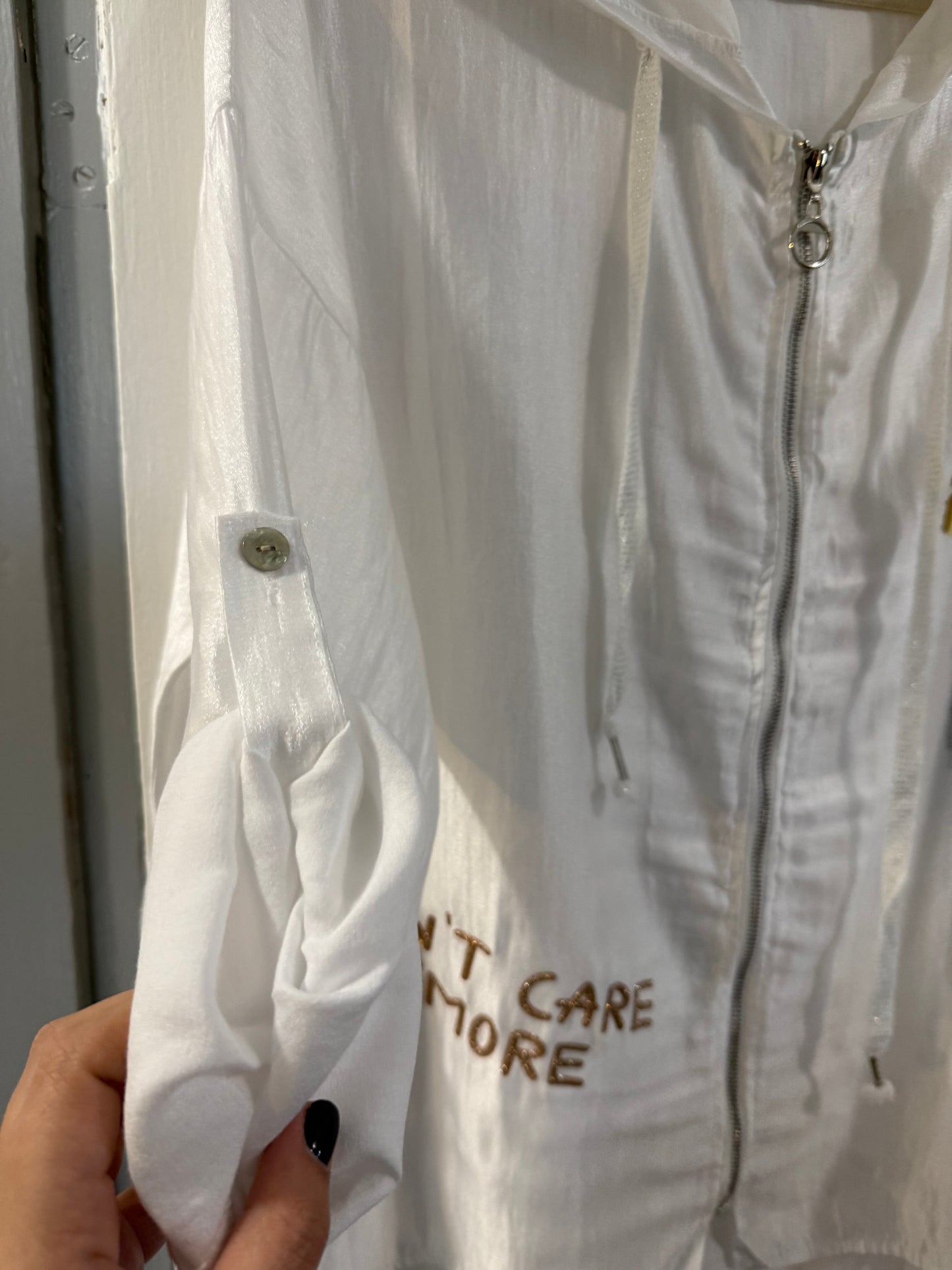 I don't care Jacket White