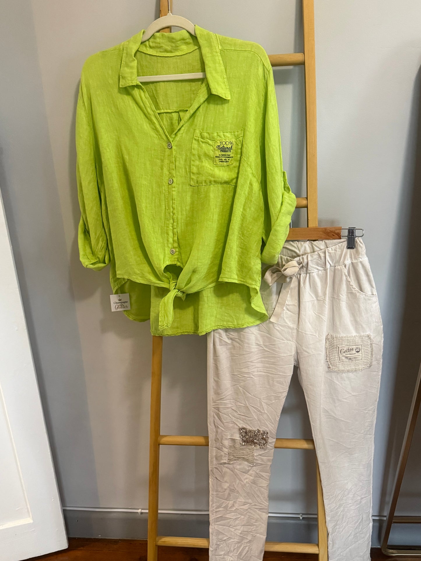 Beauty Blouse Apple Green