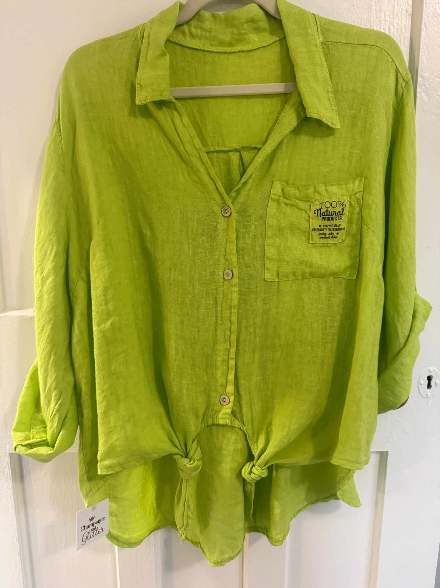 Beauty Blouse Apple Green