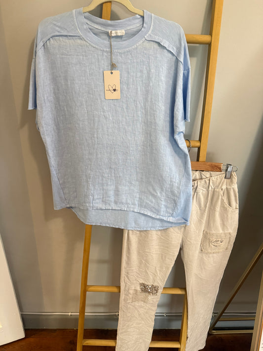 Janey Blouse Blue