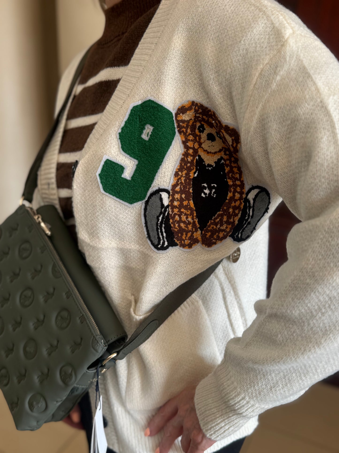 Teddy BasketBall Cardi