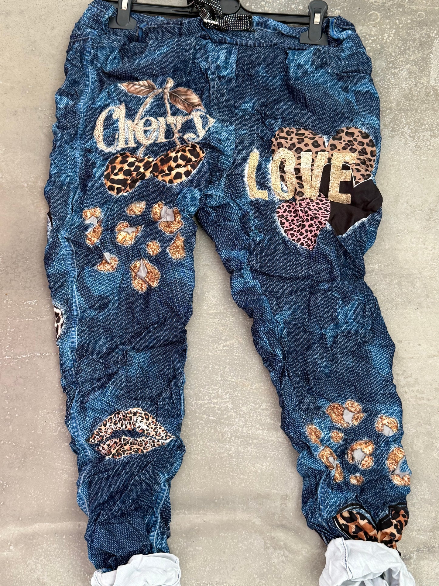 Cherry Love Printed Pants