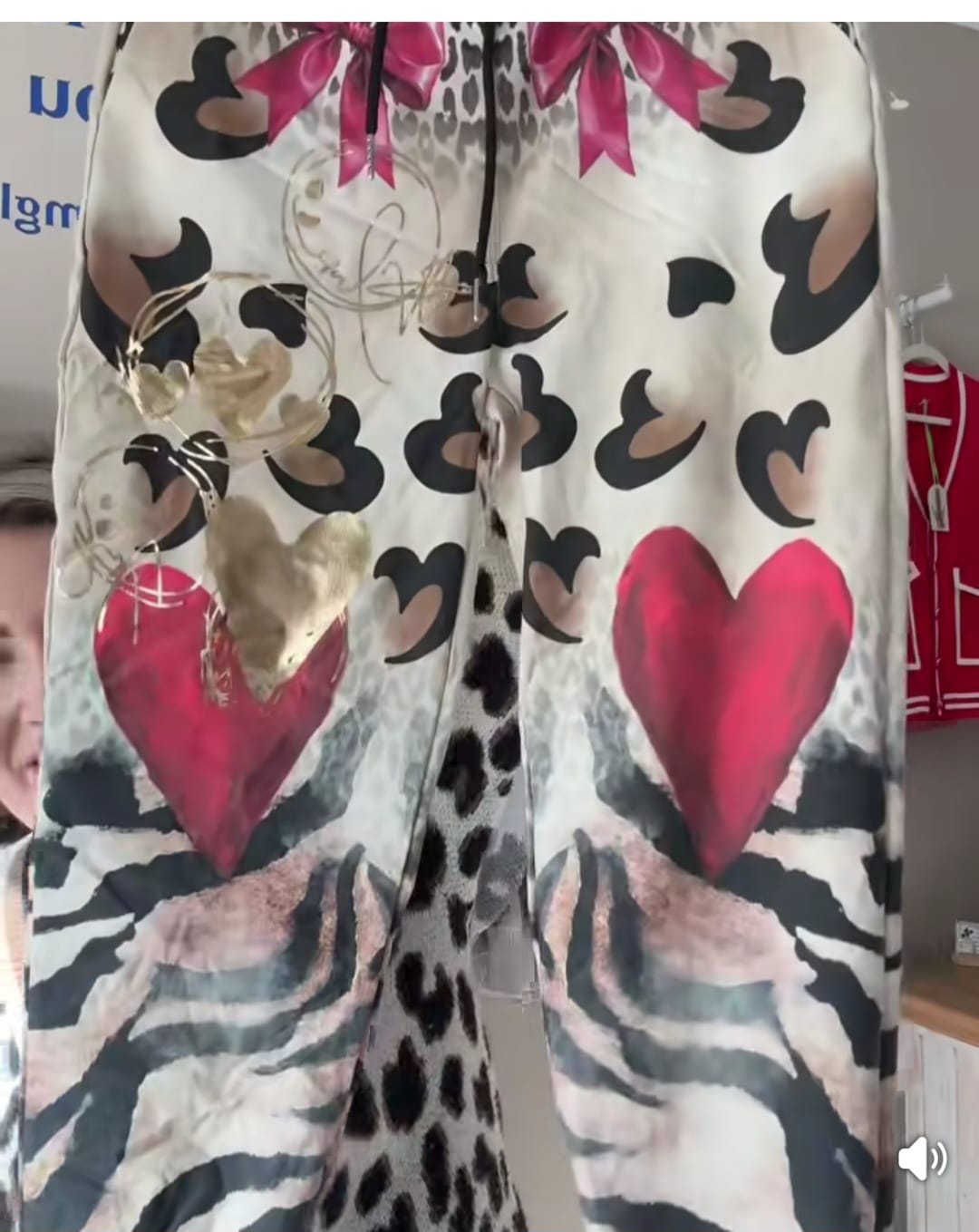 Hearts Printed Comfy Pants