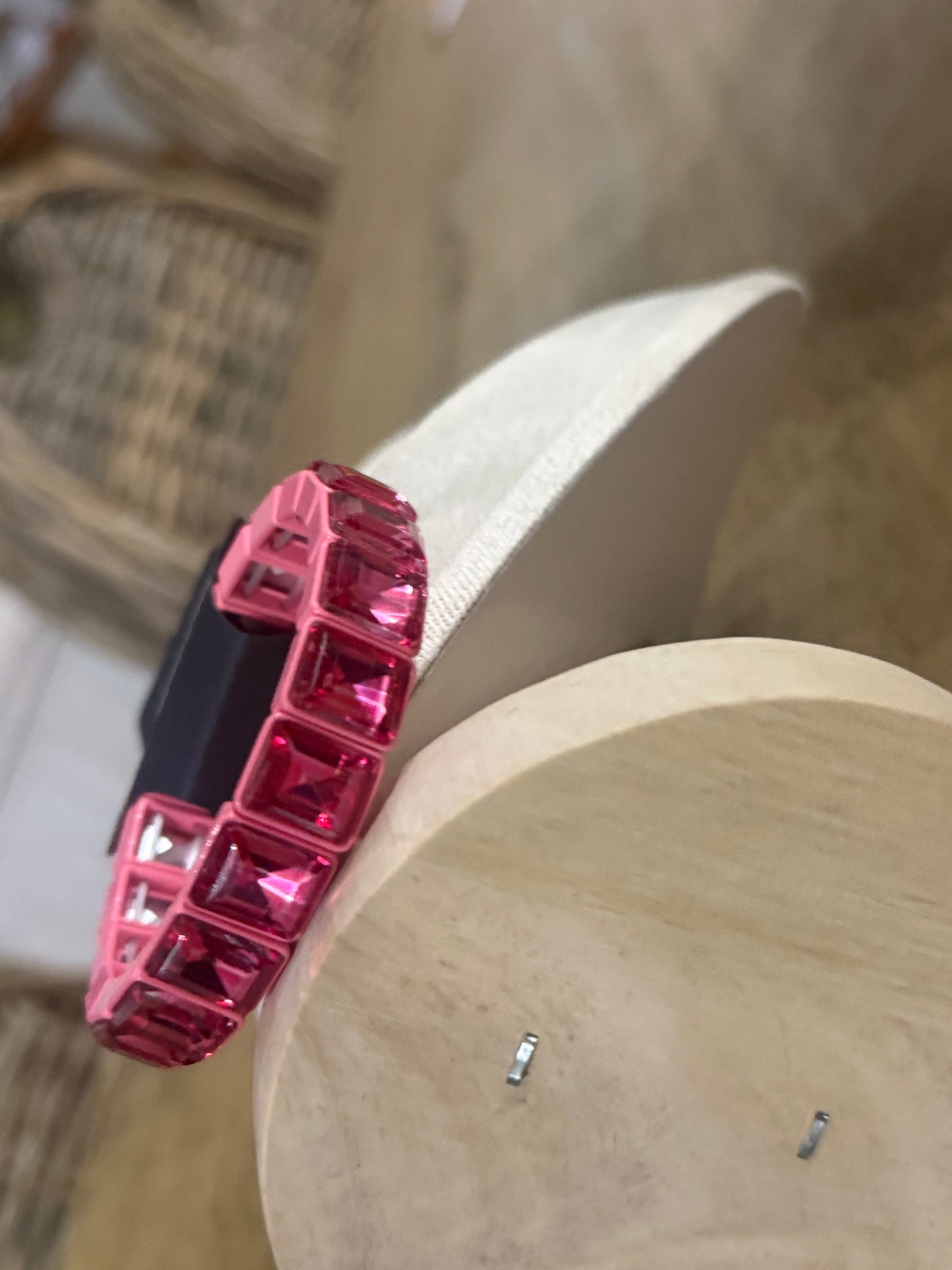 Mini Square Pink Bracelet