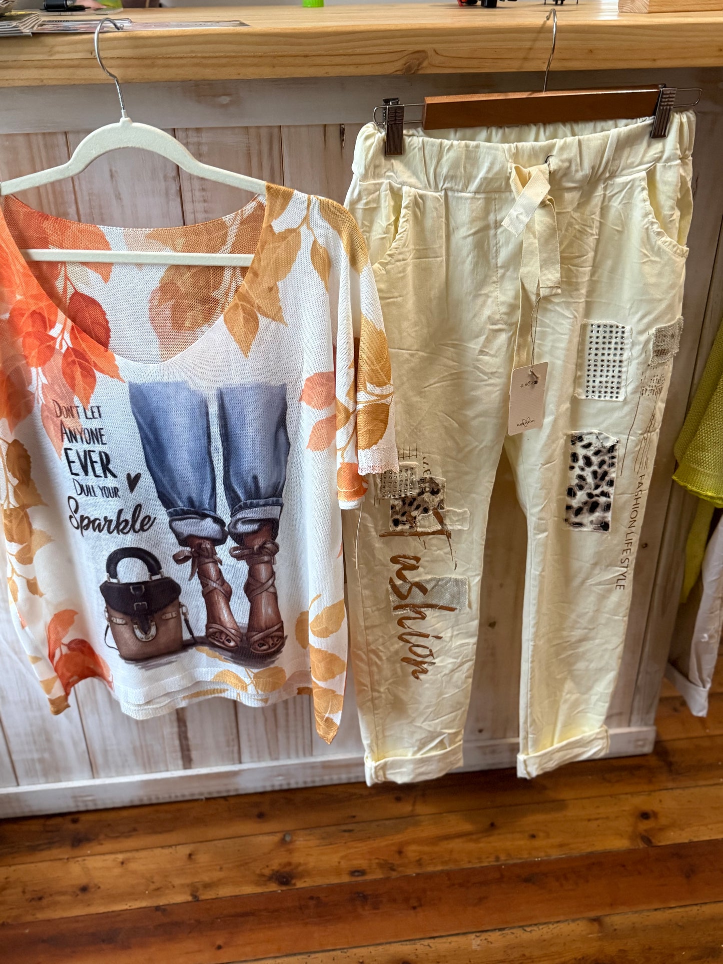 Fashion Pant Yellow 2/2