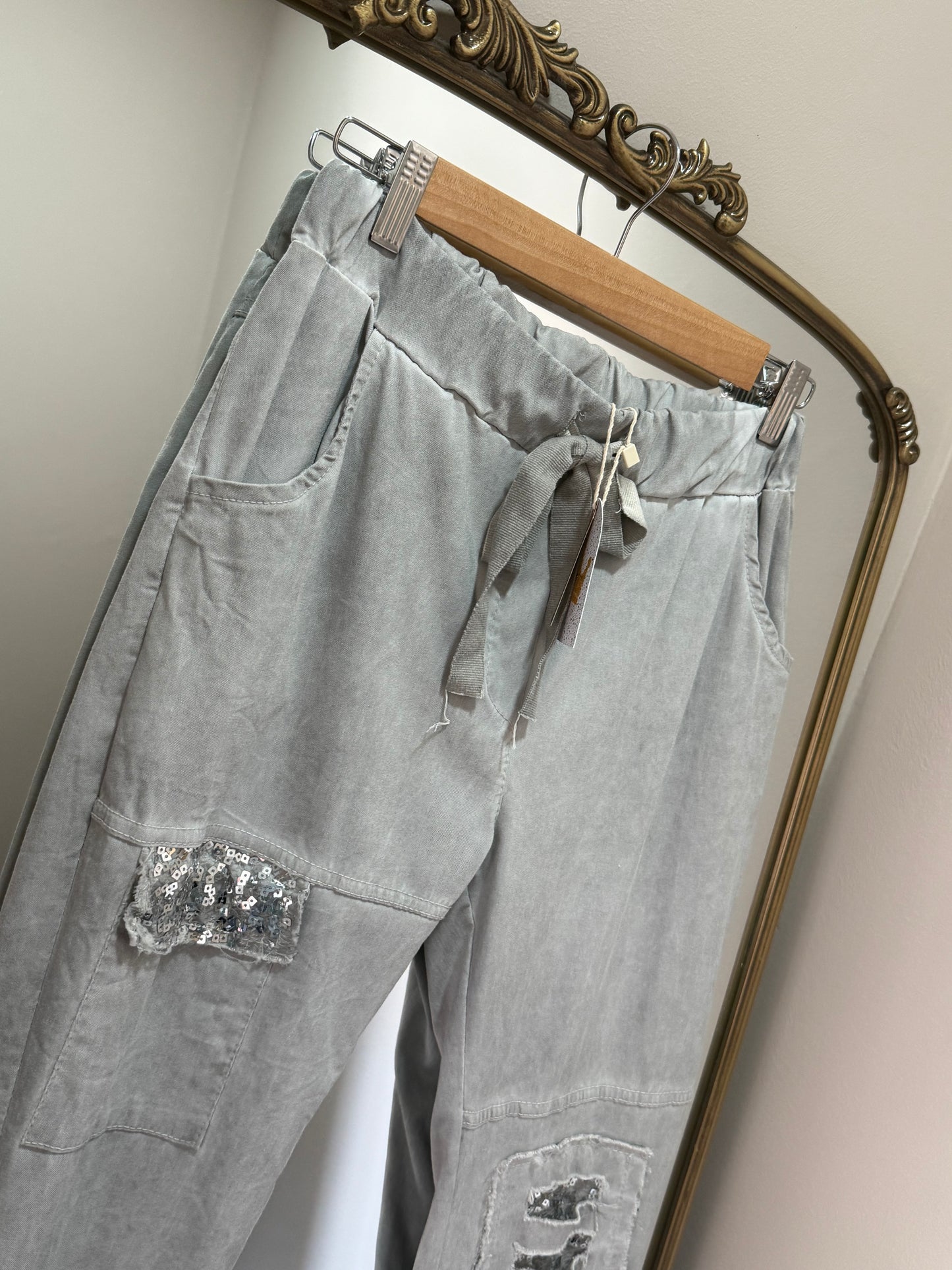 Grey Sequins Comfy
