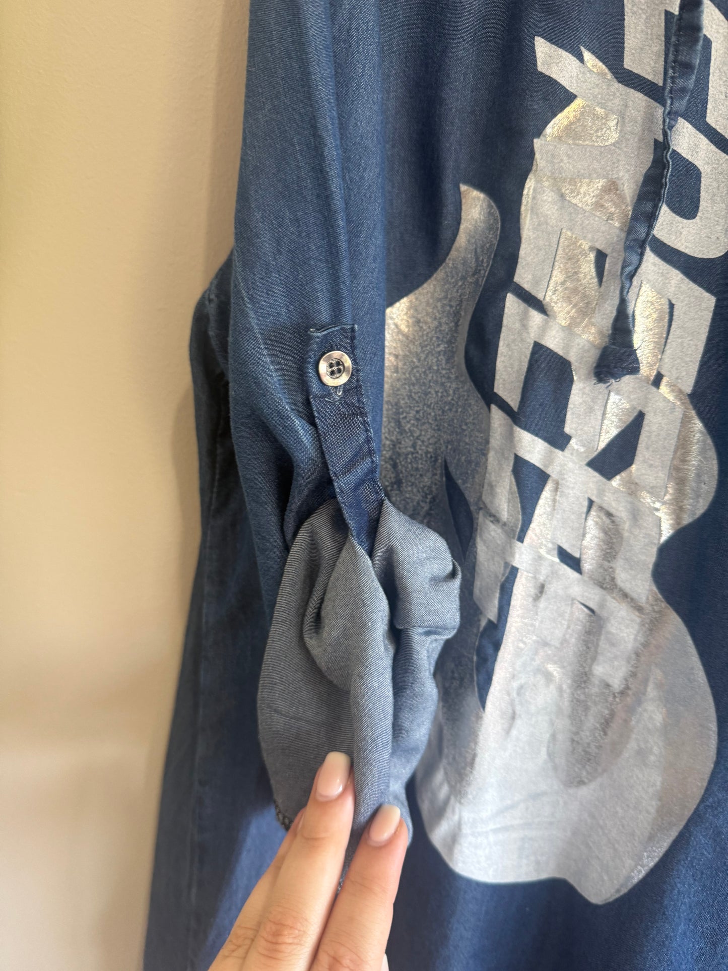 Free 2B Denim Blouse