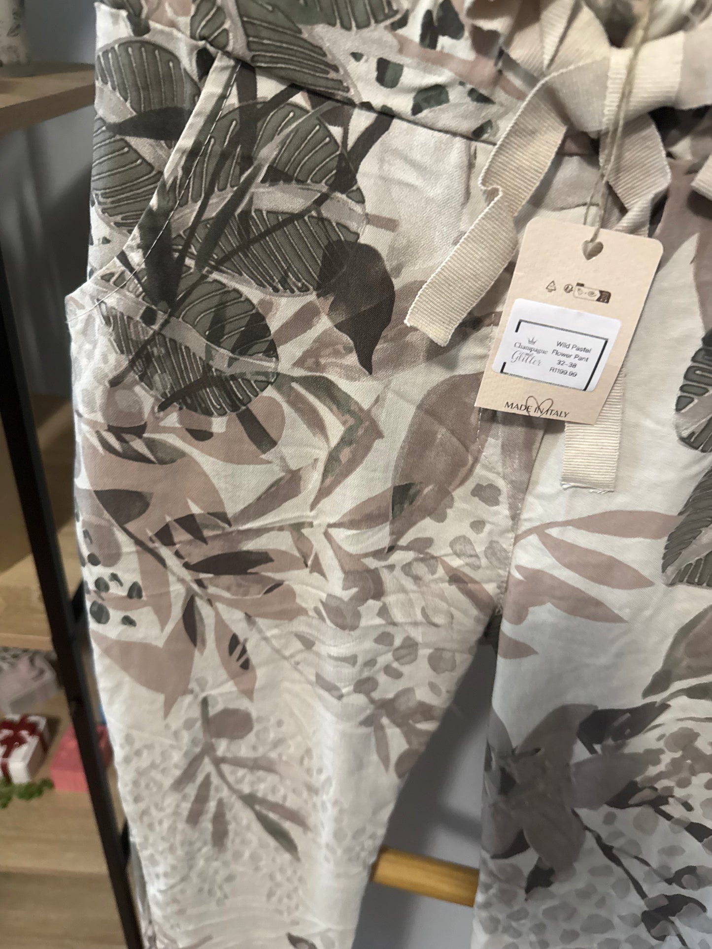 Wild Pastel Flower Pant