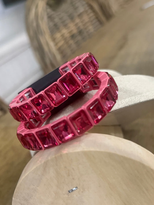 Mini Square Pink Bracelet