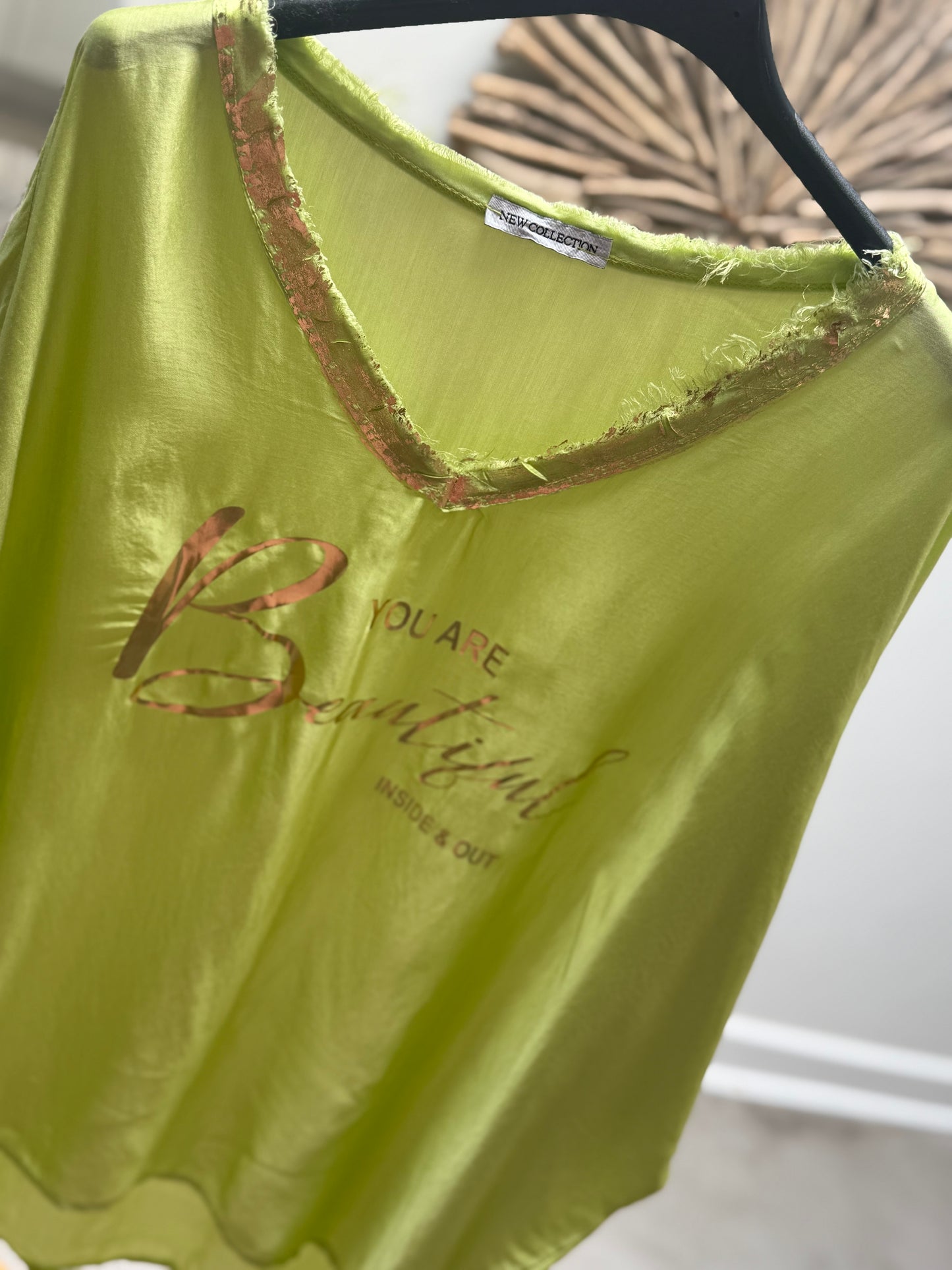 Believe Blouse Apple Green