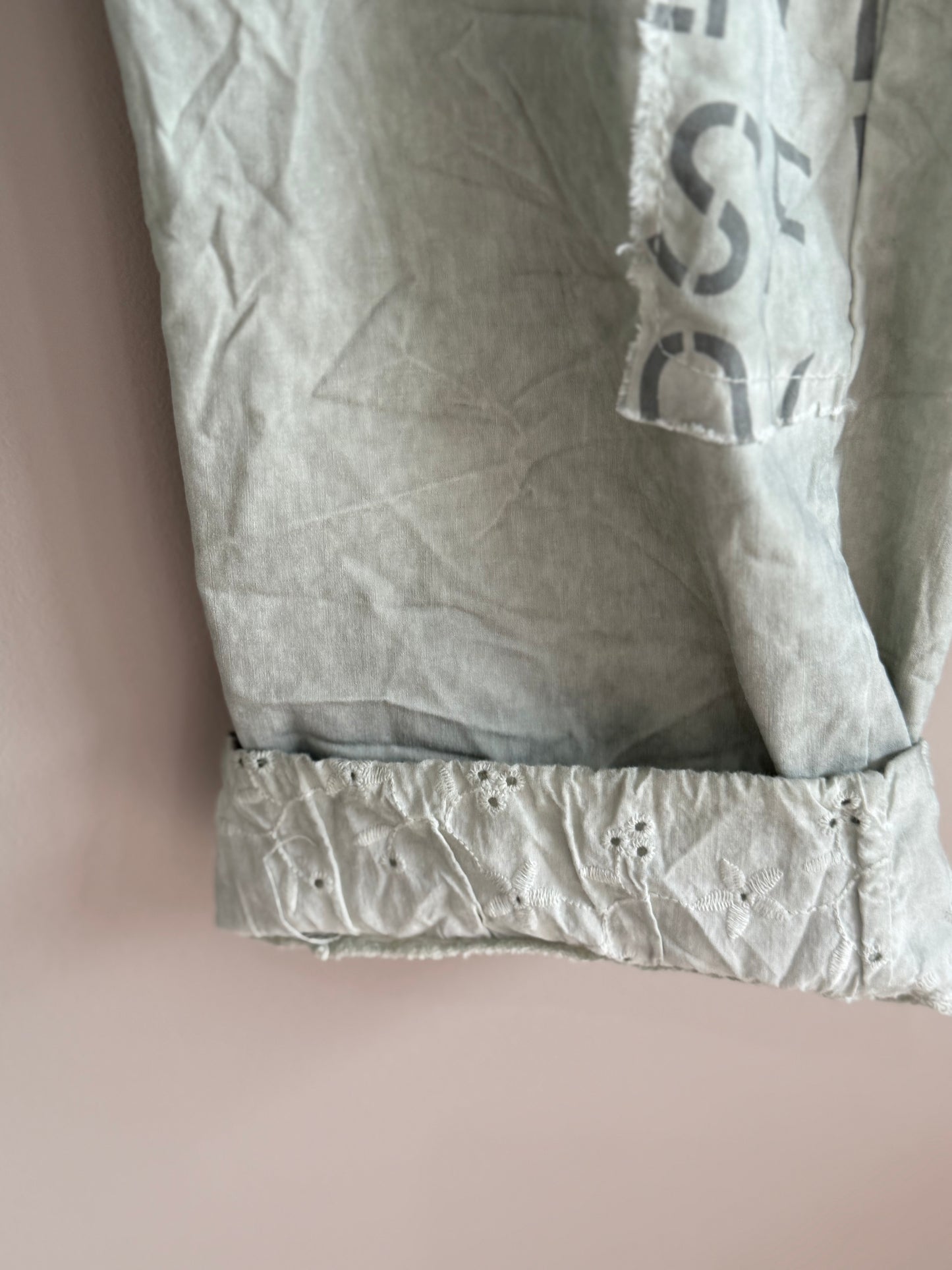 Patched Shorts Khaki