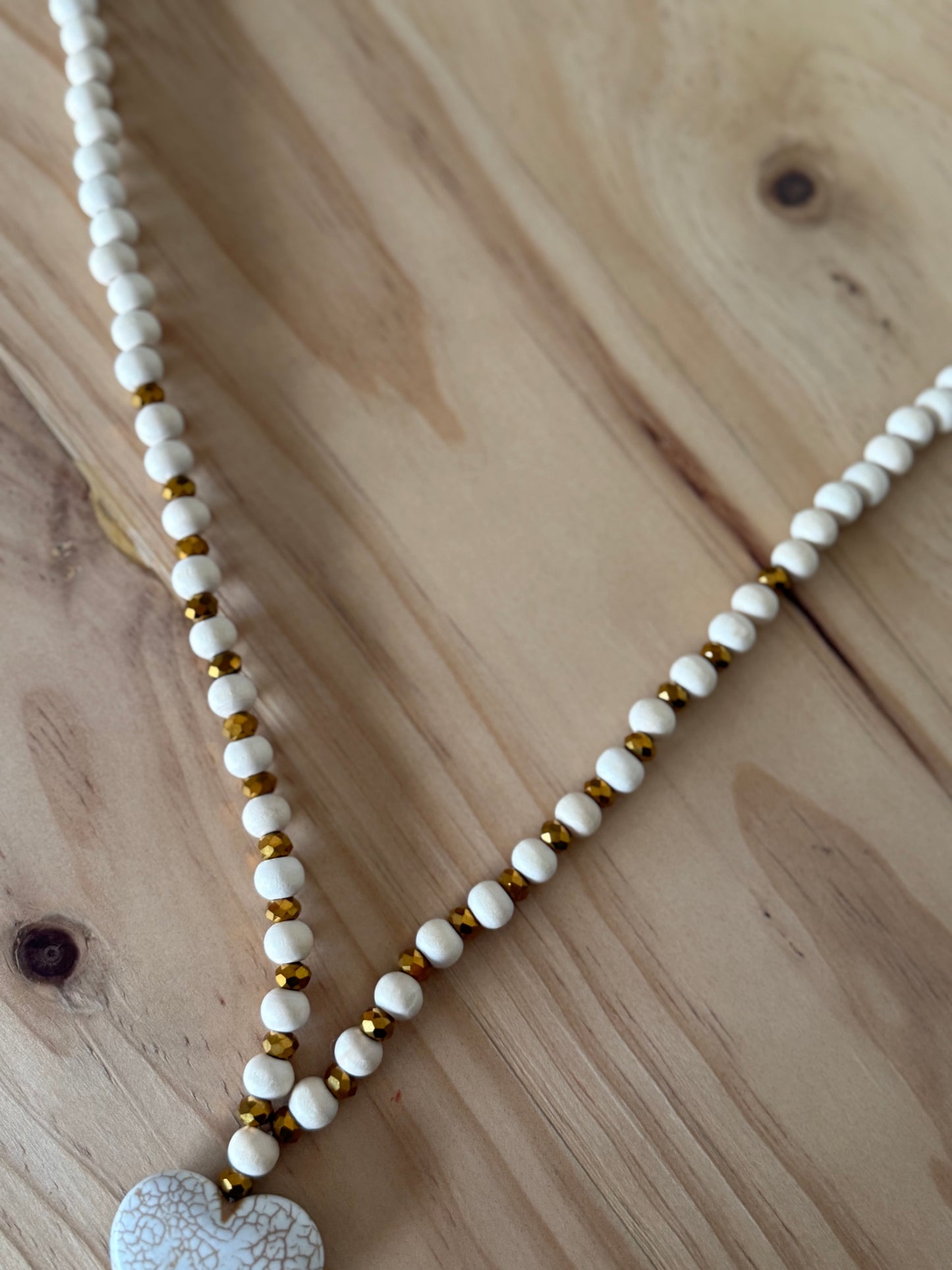 Beaded Heart Necklace