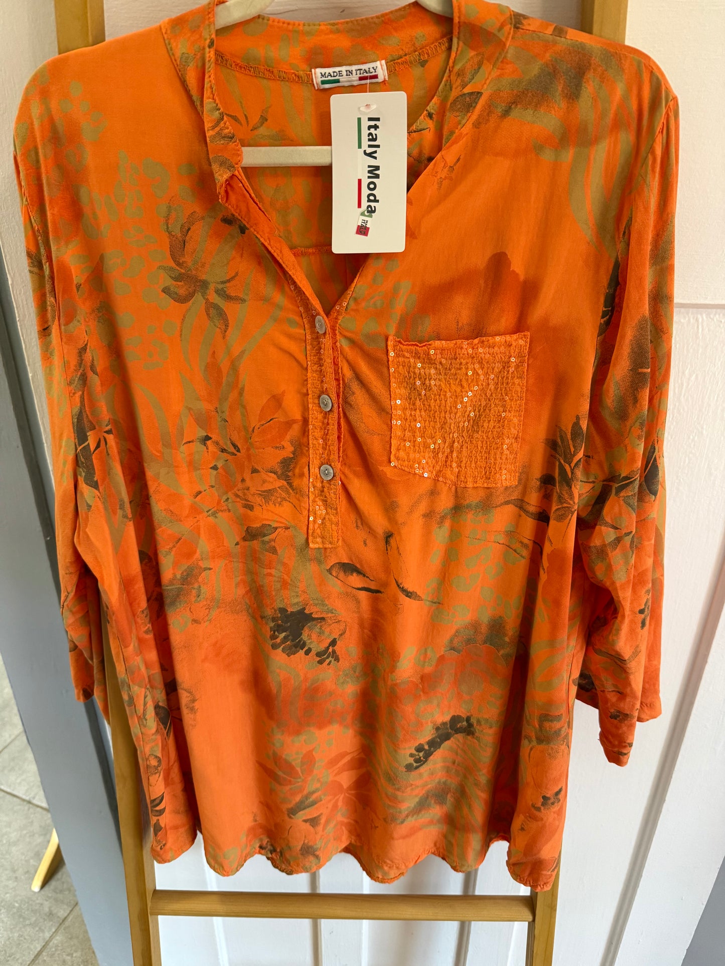 Forest Sequin Blouse