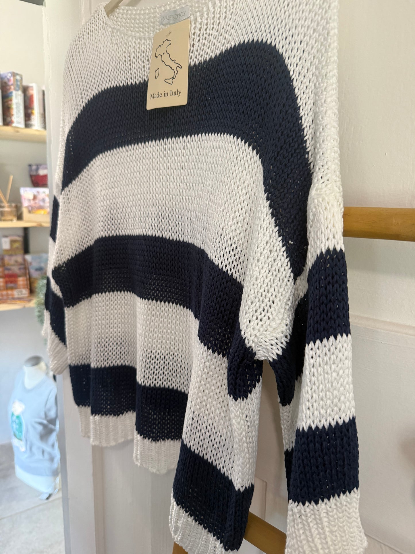 Stripe Knit Navy