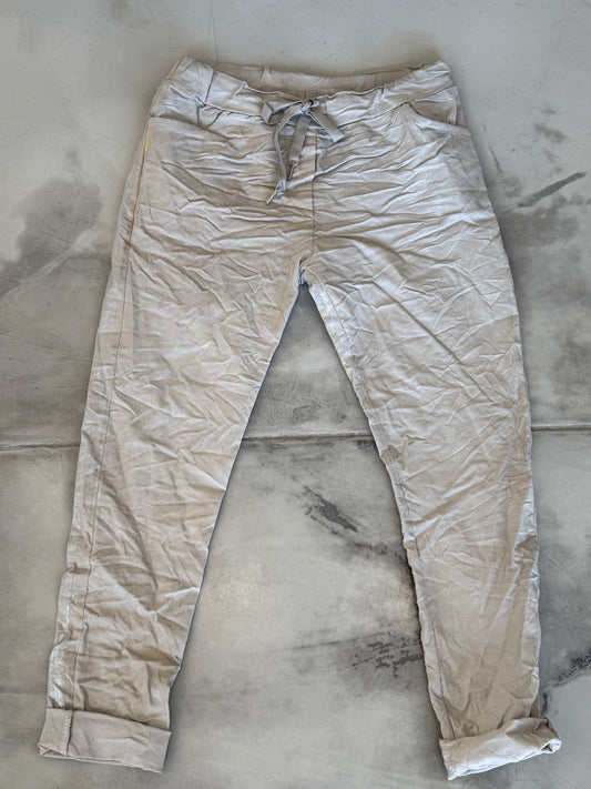 Metalic Pant Nude