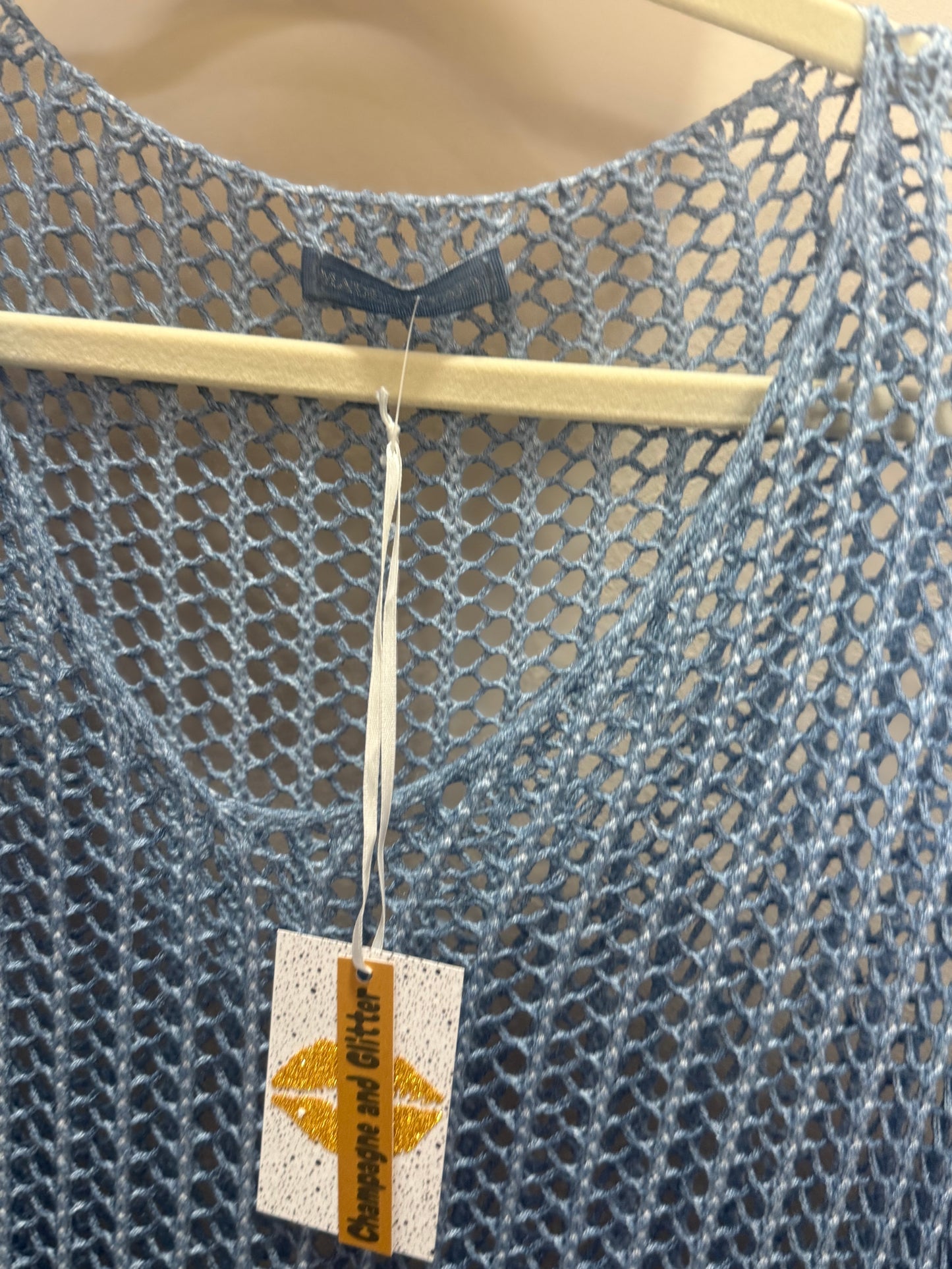 The Knit Blouse Periwinkle