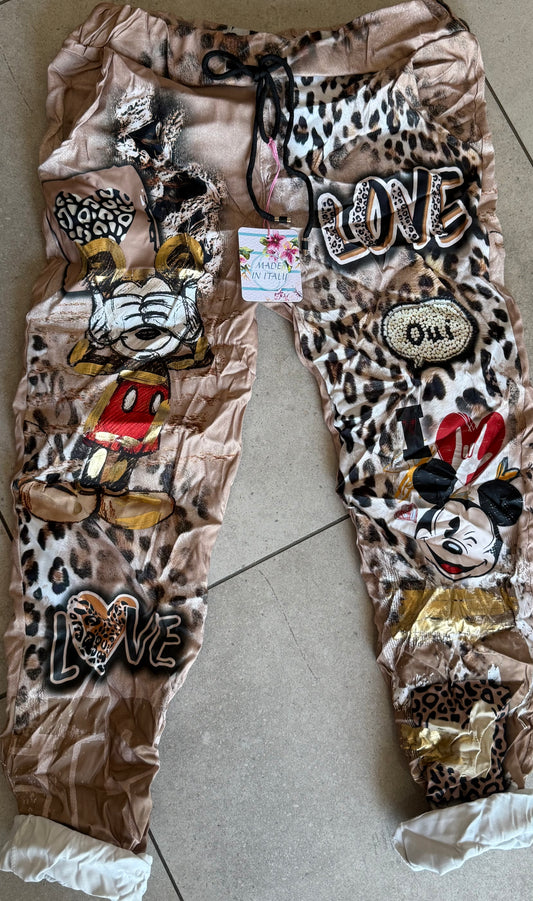 Leopard Mickey Pant