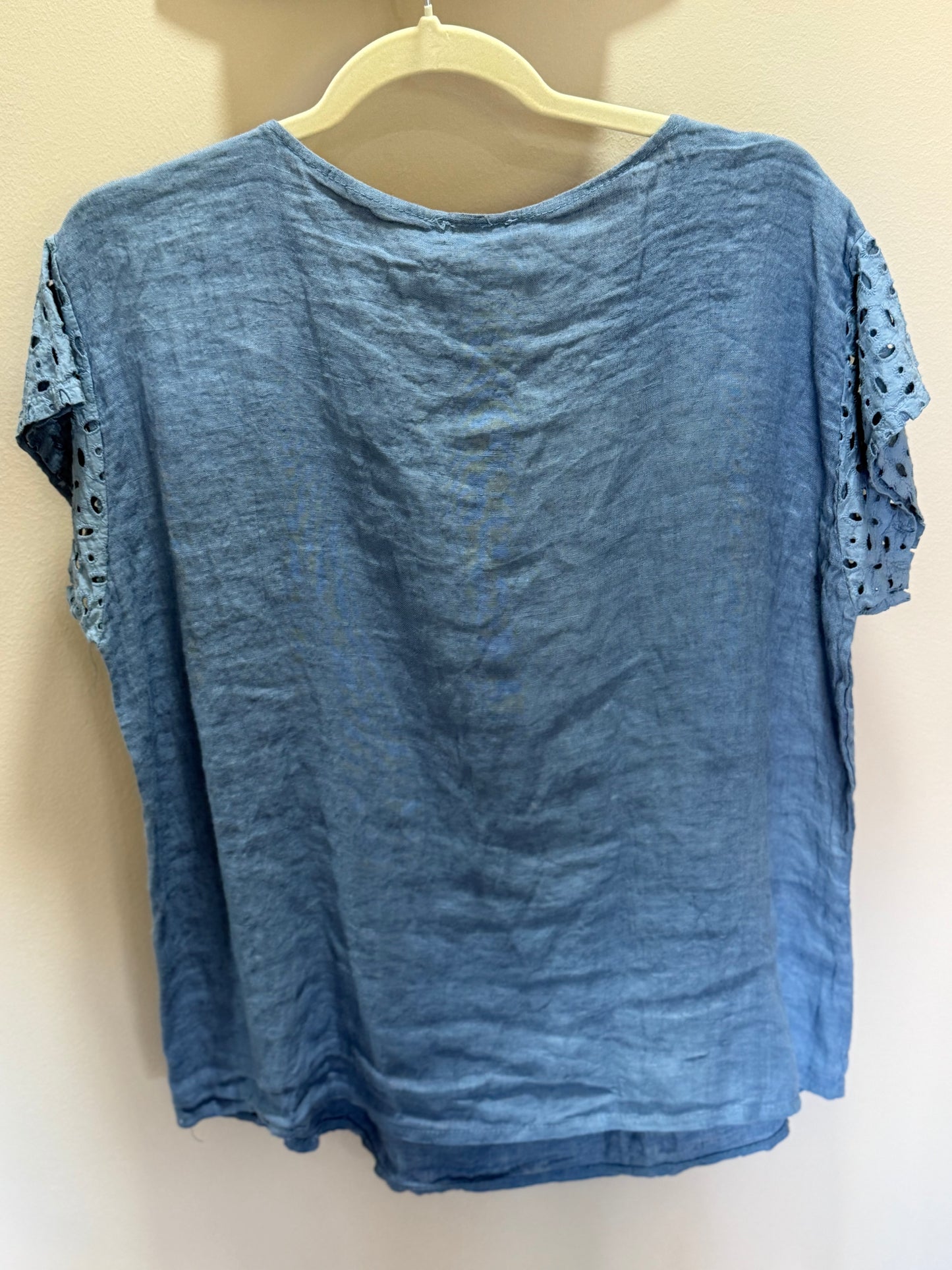 Linen Blouse Blue
