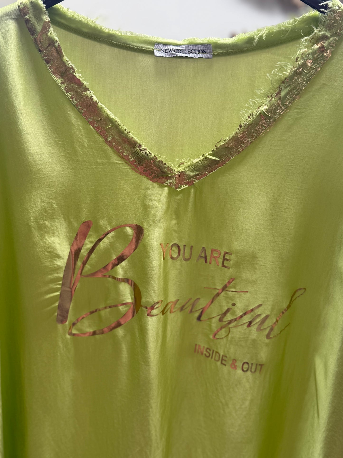 Believe Blouse Apple Green