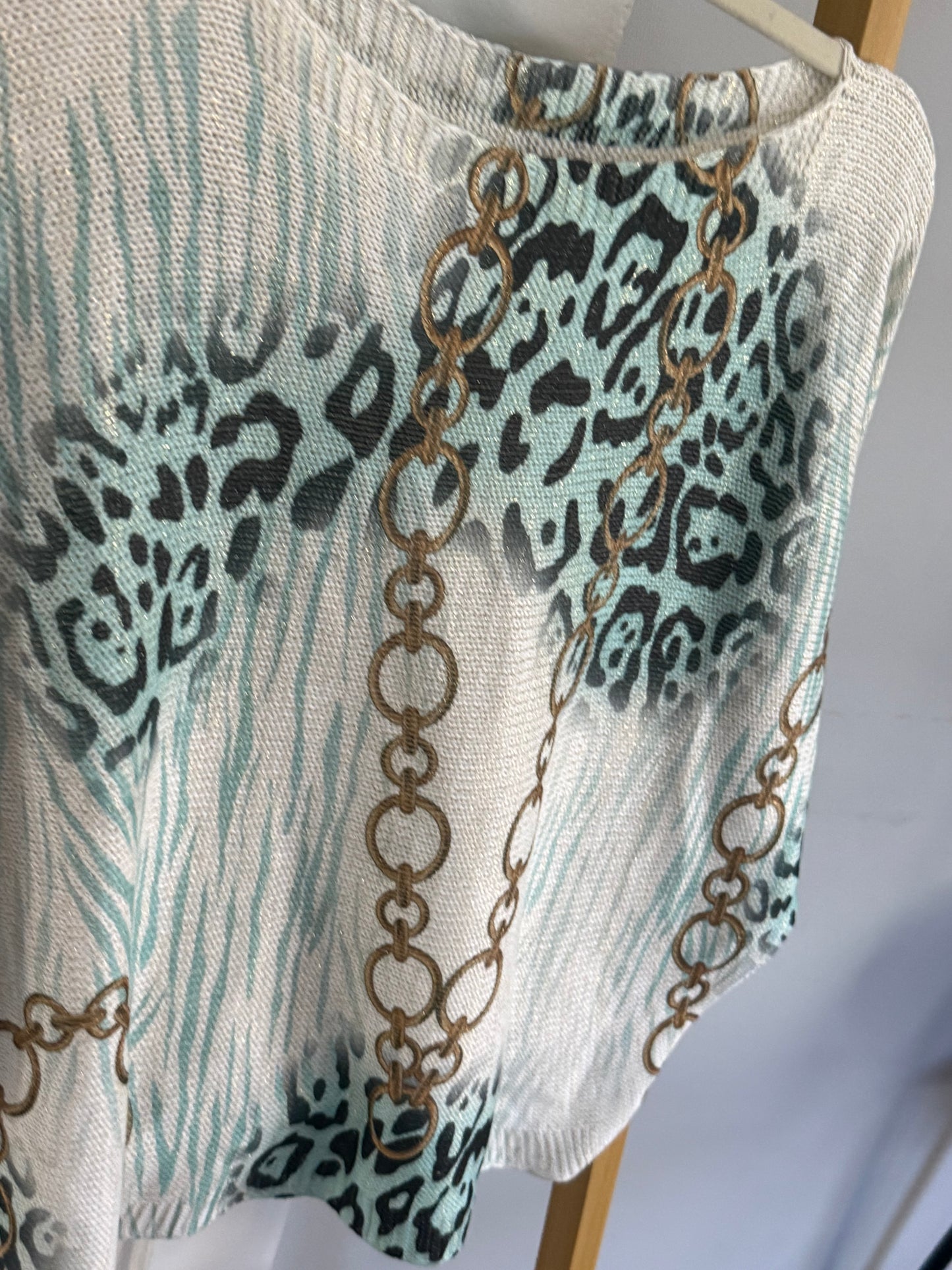 Mint Leopard Chain