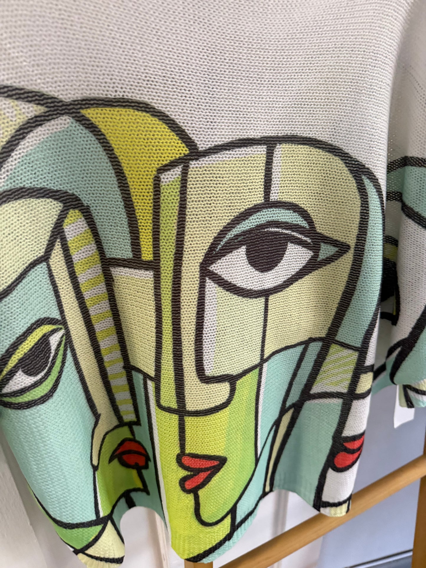 Picasso Knit Blouse
