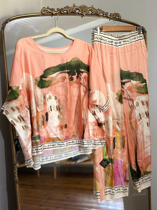 Martha Satin Set