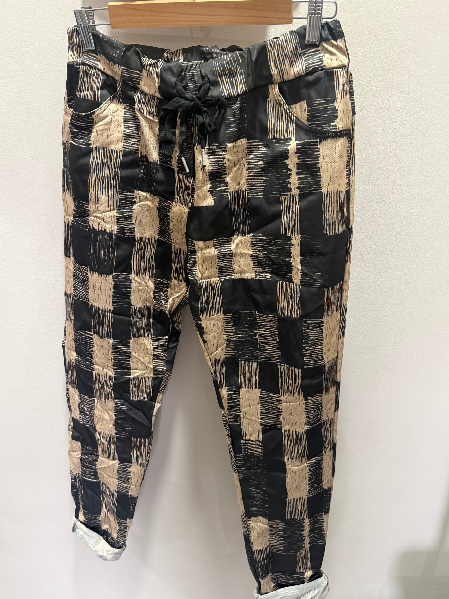 Chess Pant Black