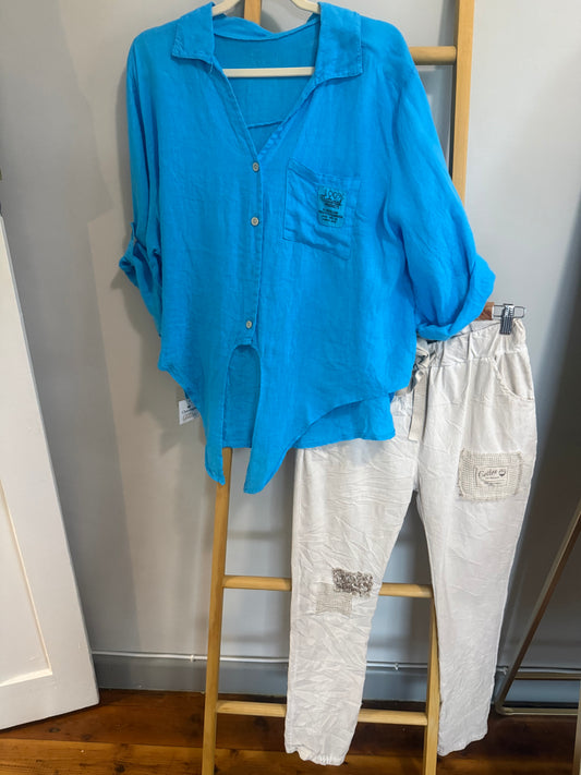 Beauty Blouse Turquoise