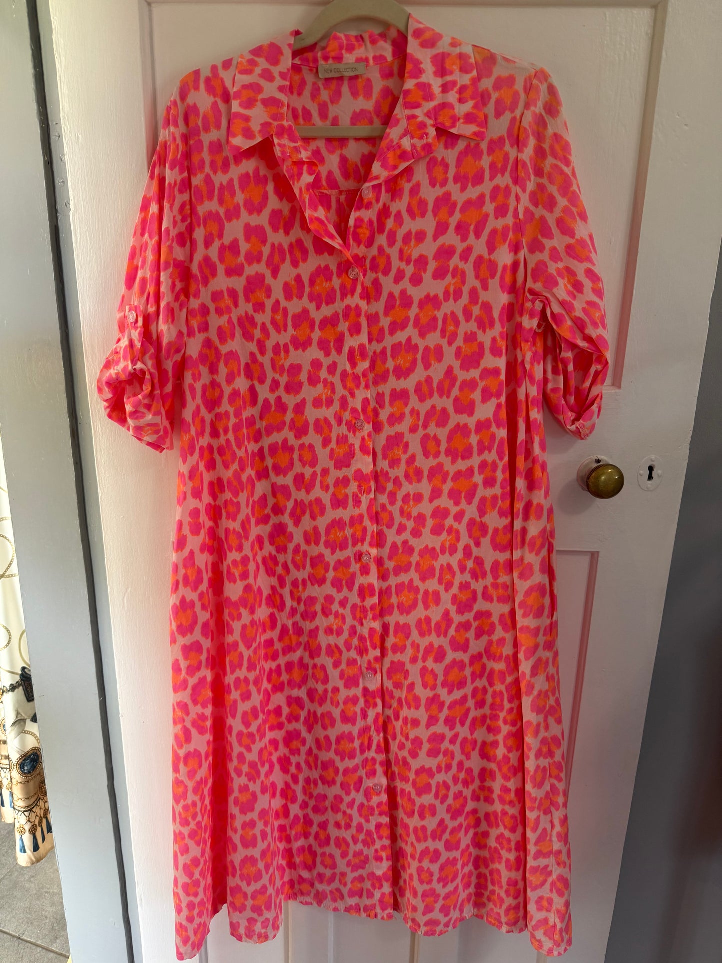 The Fashionista Dress_WhiteOrange
