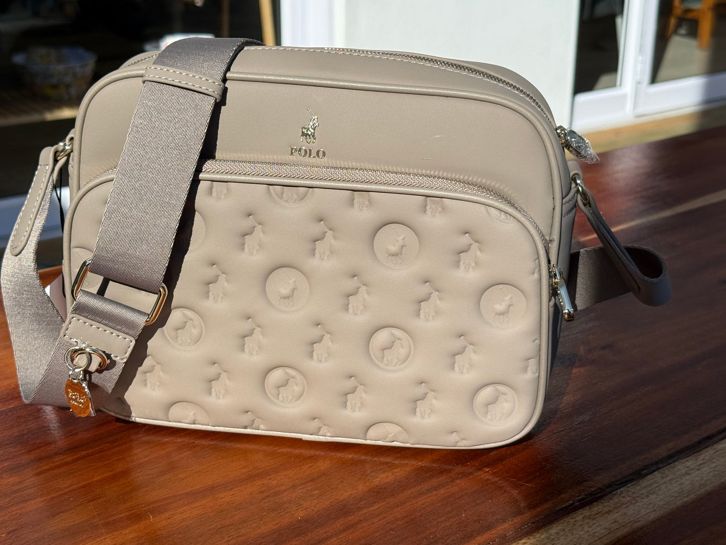9242 Utility Crossbody Polo Mushroom