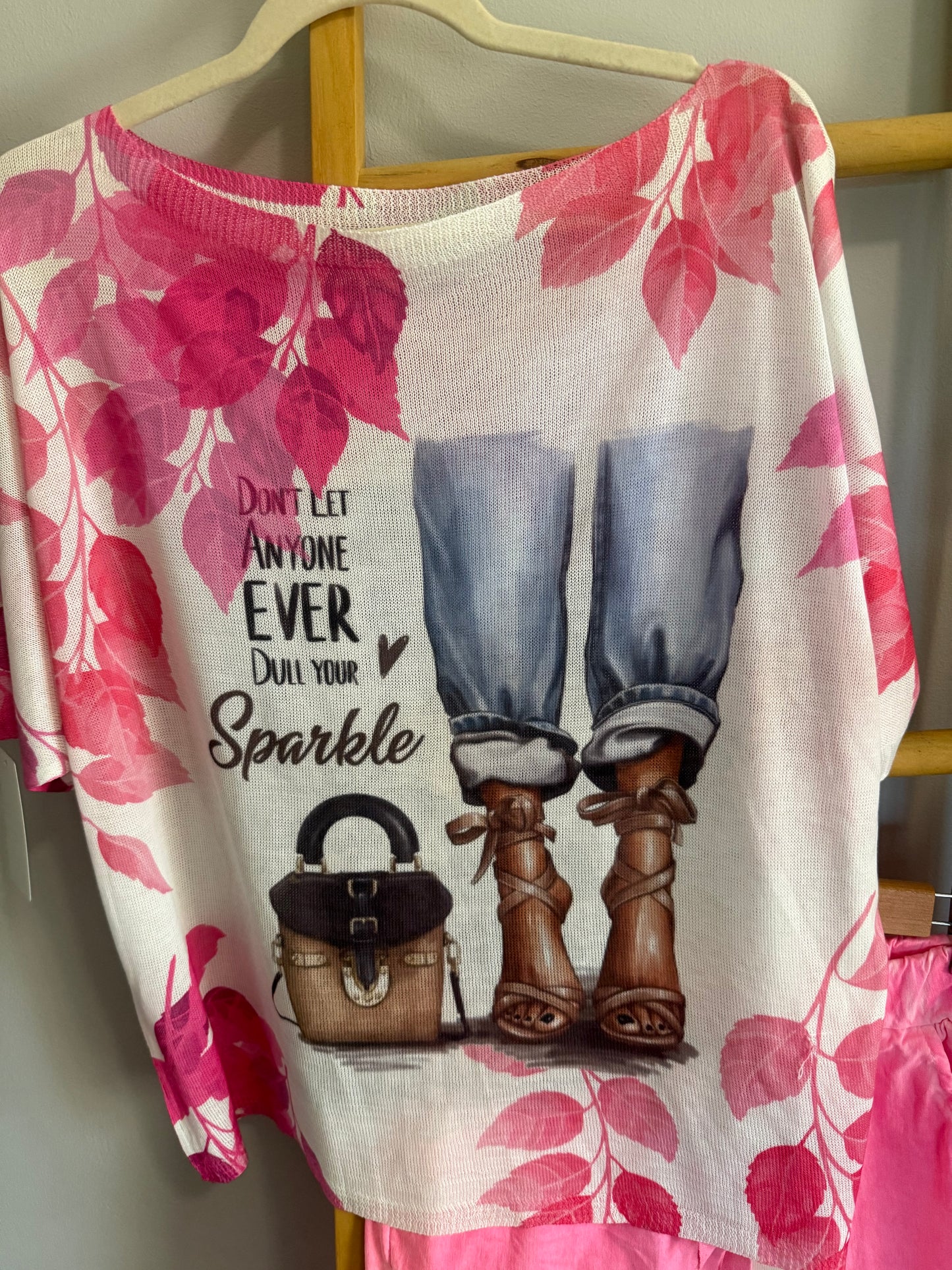 Sparkle Blouse Pink