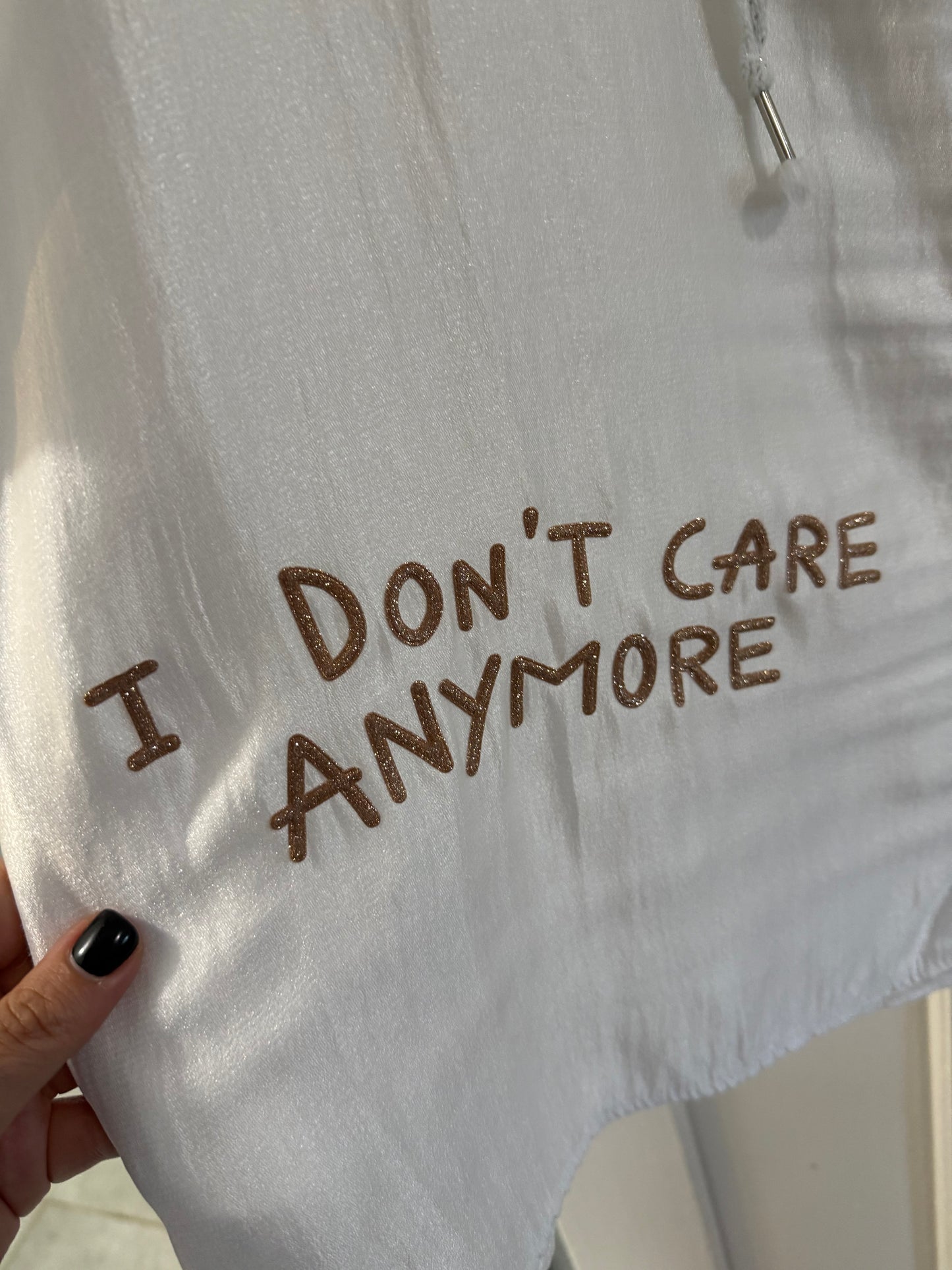 I don't care Jacket White