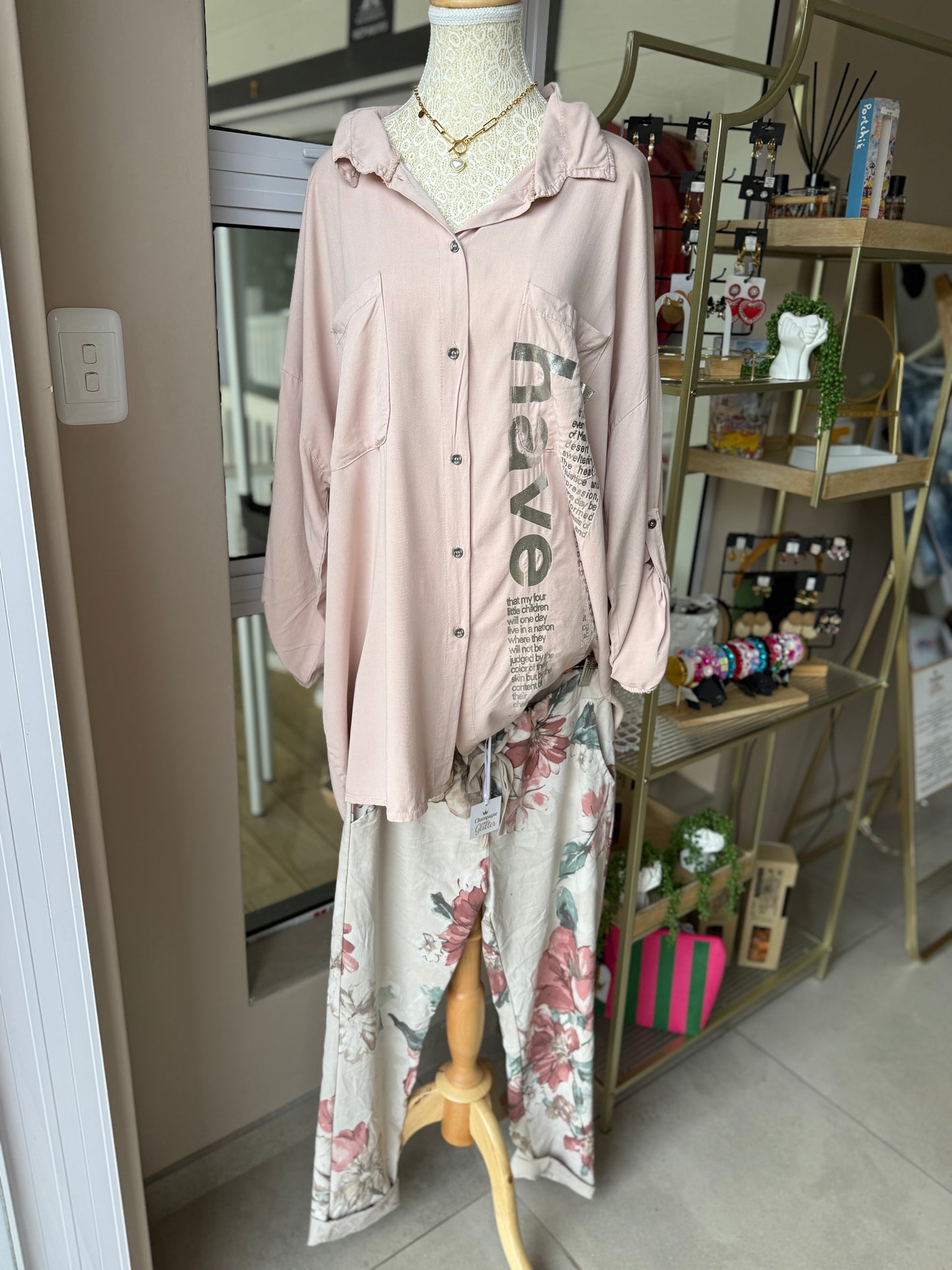 To Have Blouse Dusty Pink