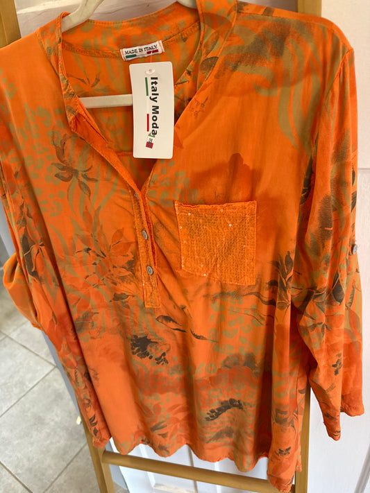 Forest Sequin Blouse