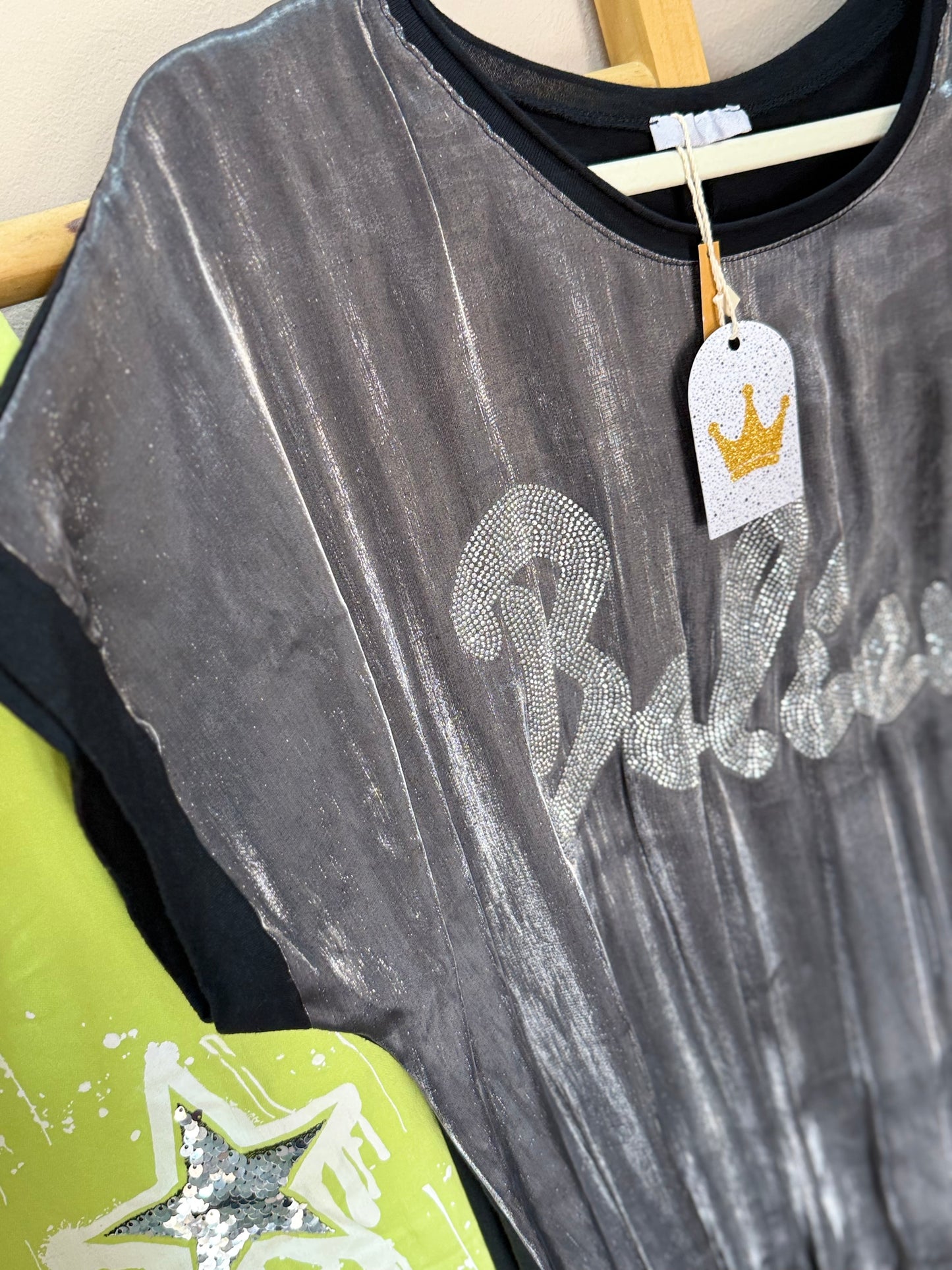 Believe Blouse Black