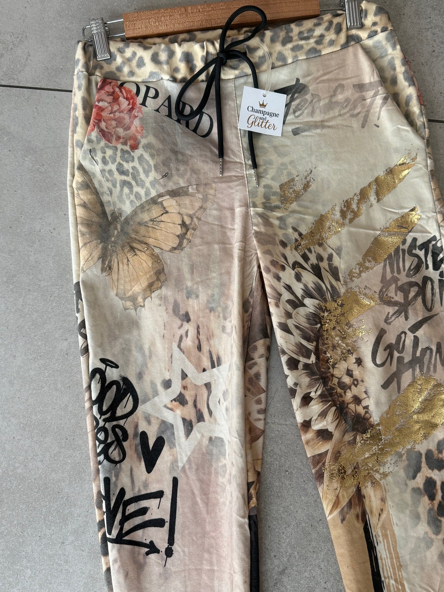 Butterfly Printed Comfy Pants