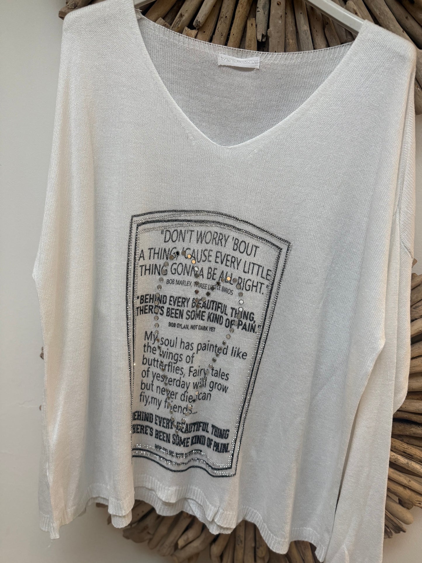 Don’t Worry Cream Knit