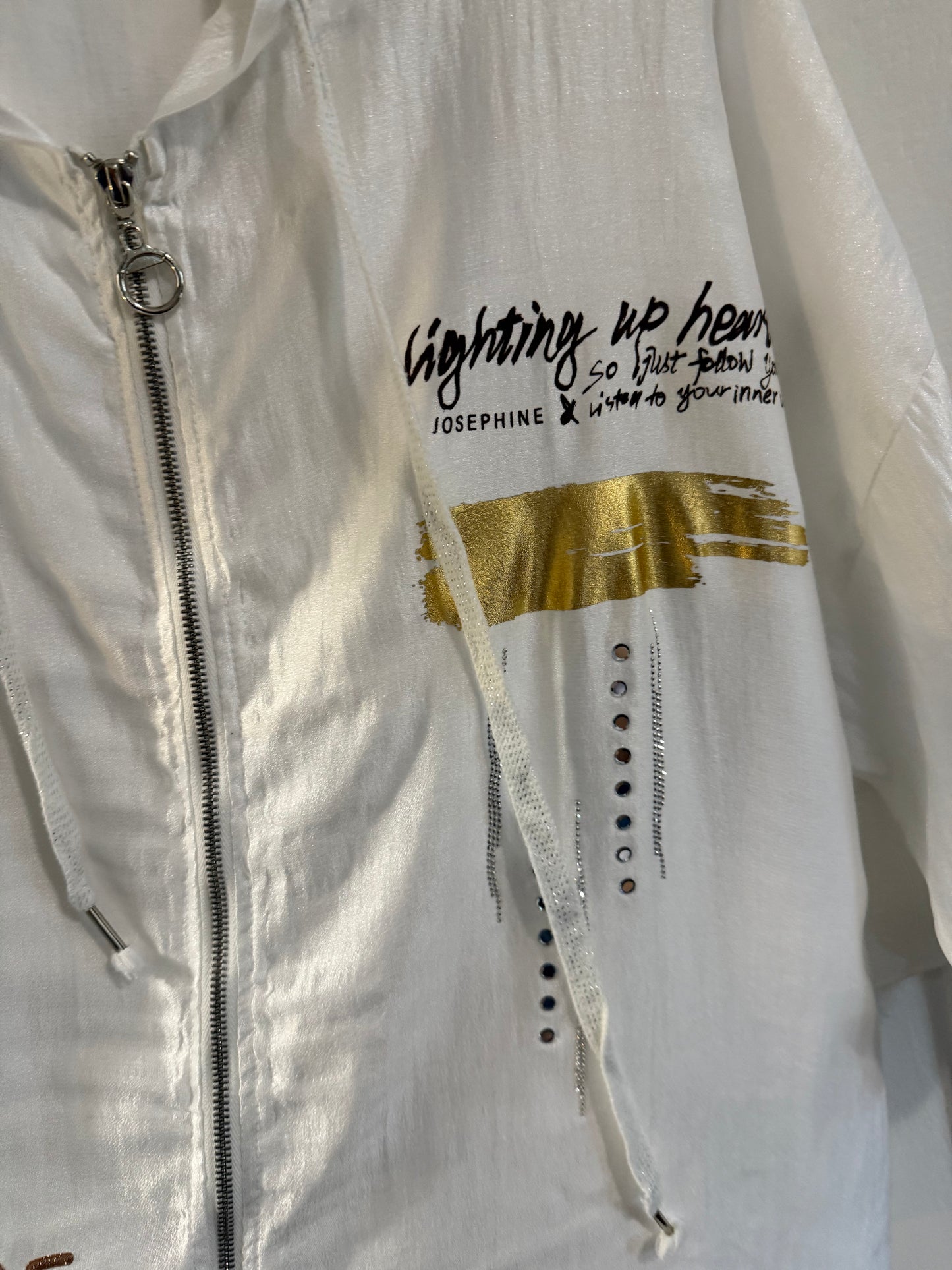 I don't care Jacket White