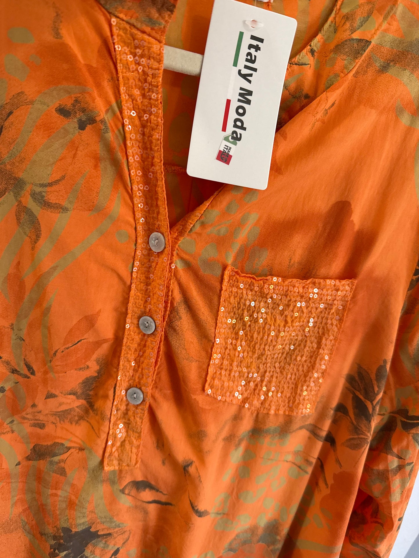 Forest Sequin Blouse