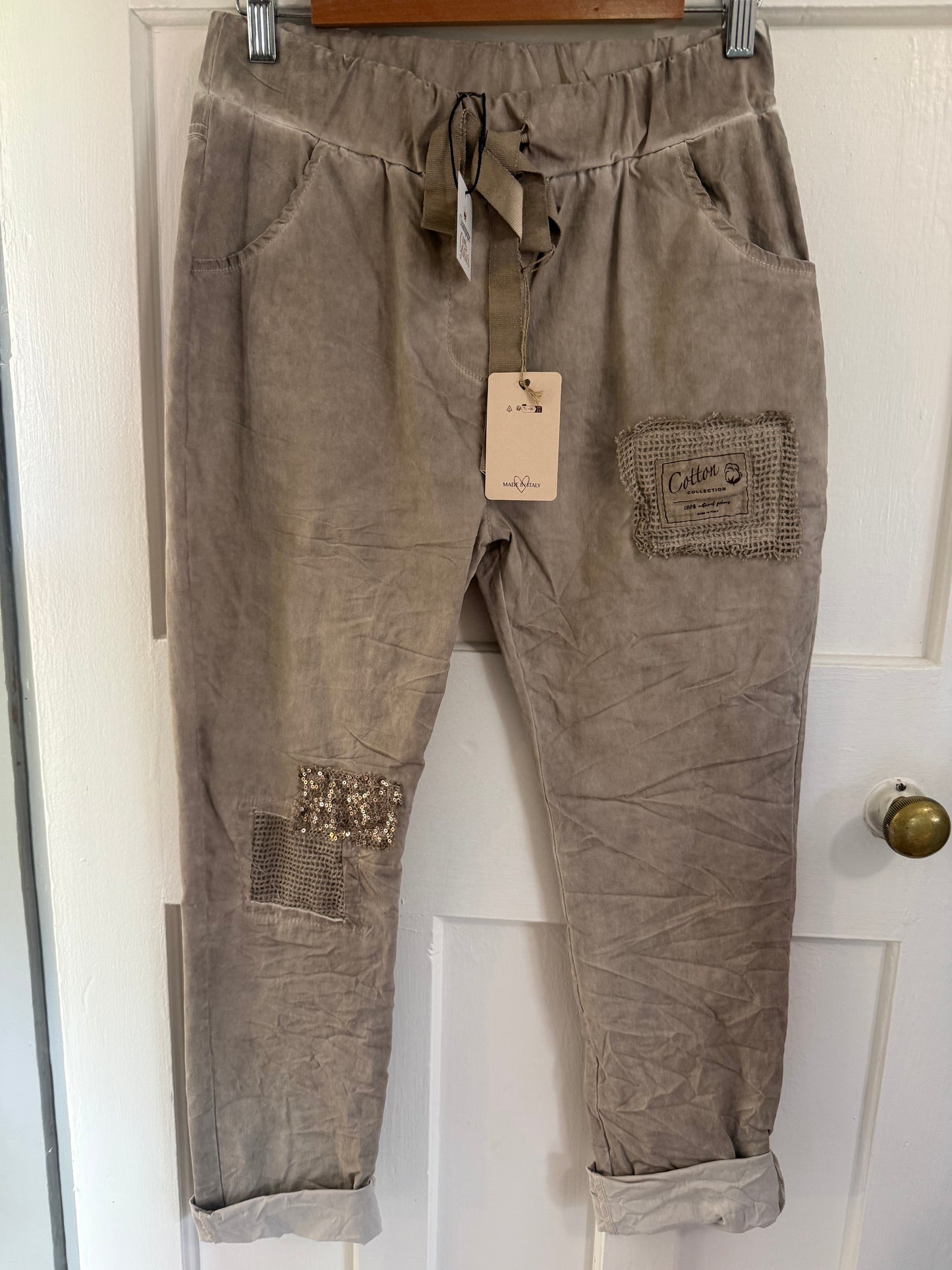 Caramel Patched Pant