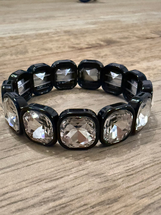 Diamanté Black Bracelet